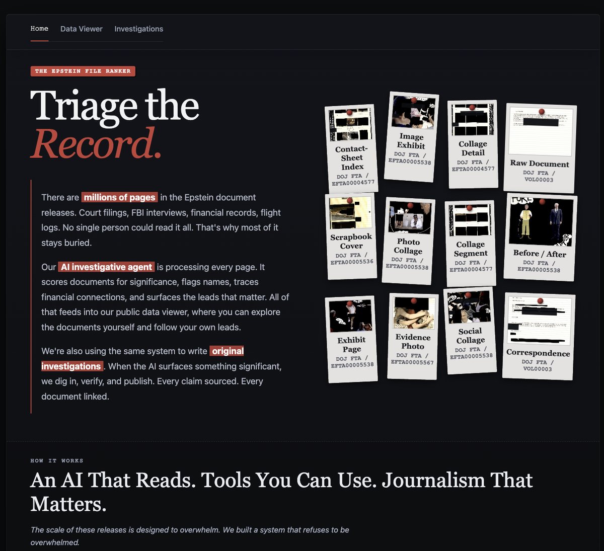 EpsteinGate: Search the Epstein Files