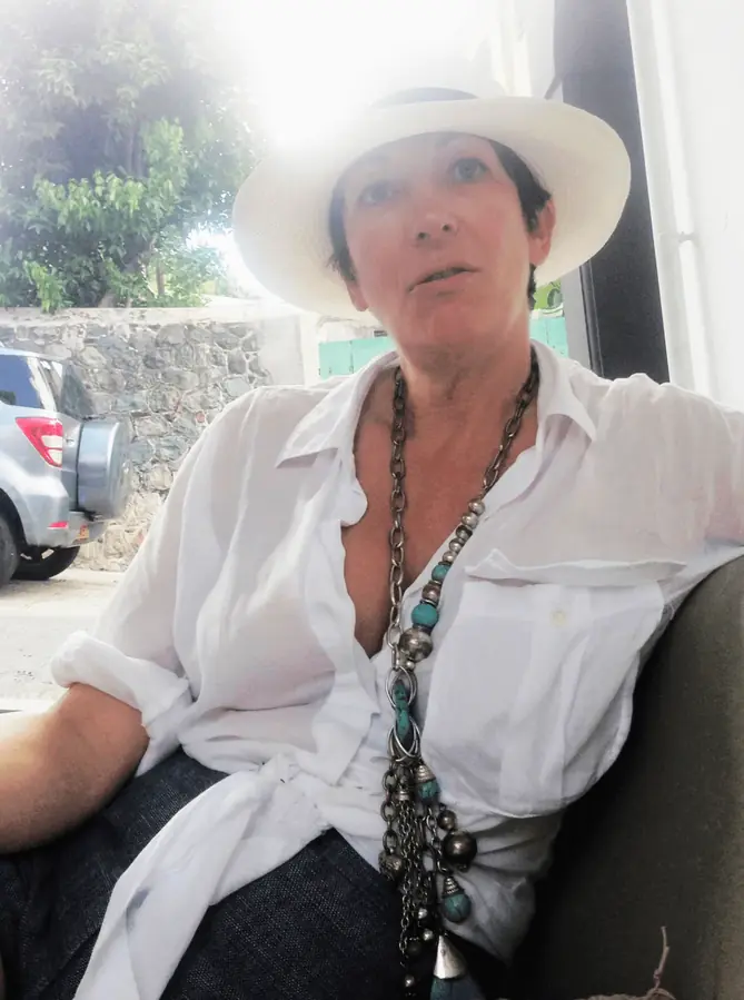 A photograph from the released Epstein files, indexed as Ghislaine Maxwell