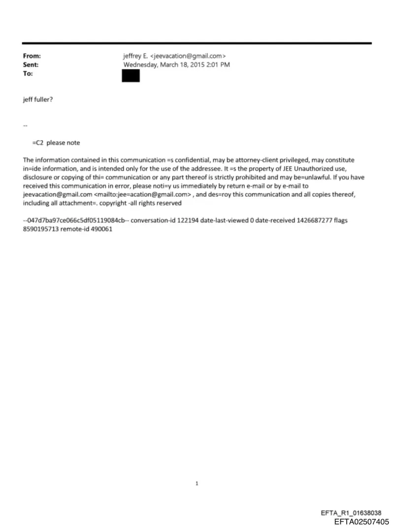 Raw document page from the DOJ Epstein files corpus.