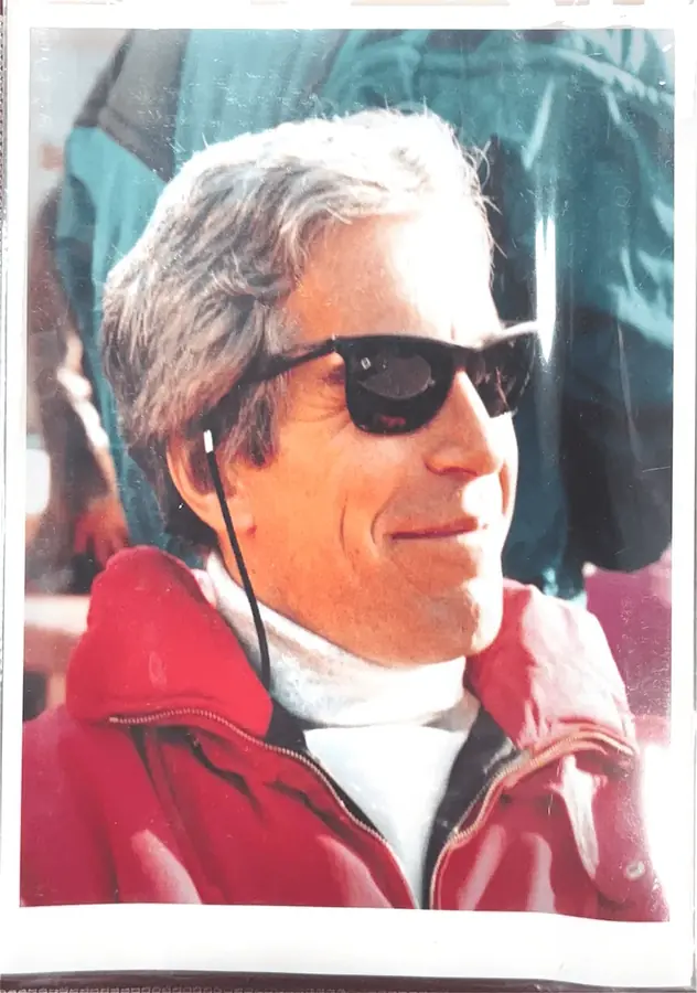 Jeffrey Epstein outdoors in a DOJ dataset image